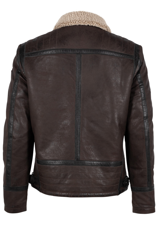 Куртка кожаная утеплённая мужская Gipsy GM Anchorage фото 2